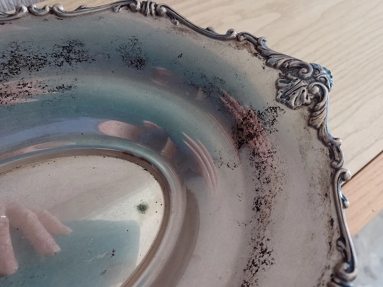 Vassoio in argento, '800 3